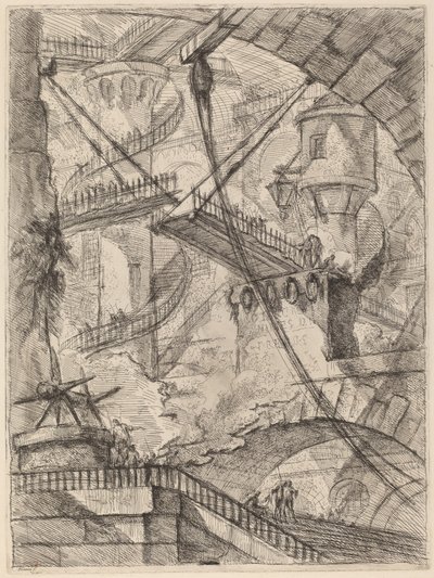 Padací most od Giovanni Battista Piranesi