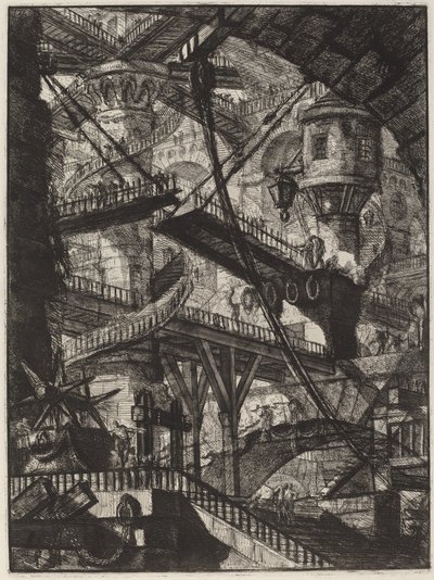 Padací most od Giovanni Battista Piranesi