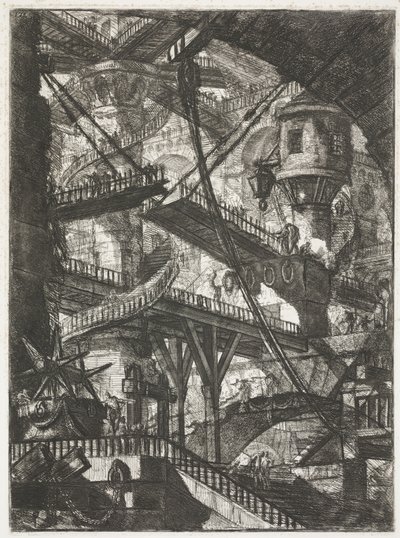 Padací most od Giovanni Battista Piranesi