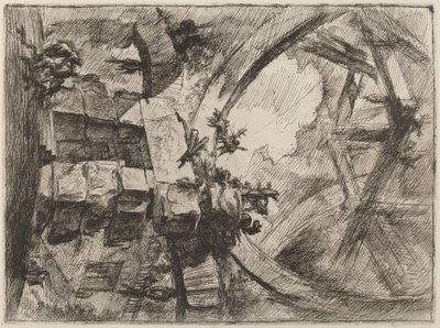 Obří kolo od Giovanni Battista Piranesi