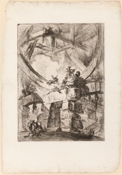Carceri, deska 9 od Giovanni Battista Piranesi