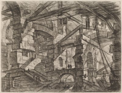 Gotický oblouk od Giovanni Battista Piranesi