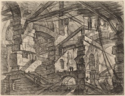 Gotický oblouk od Giovanni Battista Piranesi