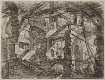 Gotický oblouk od Giovanni Battista Piranesi