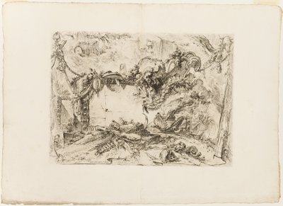 Monumentální deska od Giovanni Battista Piranesi