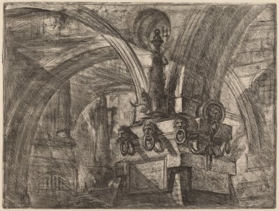 Molo s lampou od Giovanni Battista Piranesi