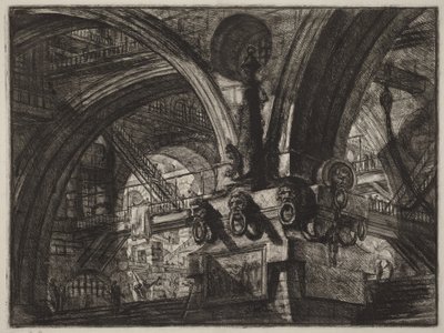 Molo s lampou od Giovanni Battista Piranesi