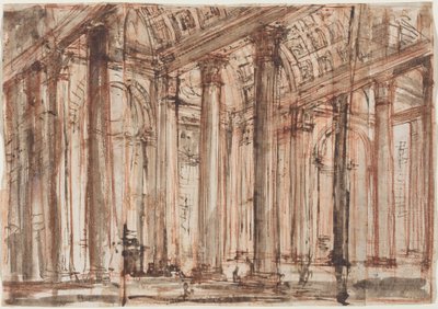 Portikus Pantheonu od Giovanni Battista Piranesi