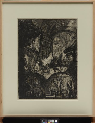 The Smoking Fire, c.1761 (lept) od Giovanni Battista Piranesi