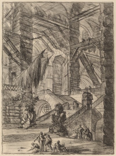 Schodiště s trofejemi od Giovanni Battista Piranesi
