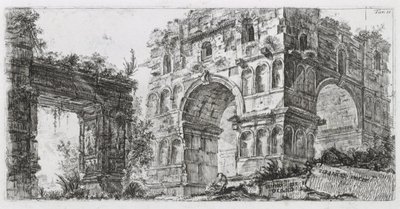 Dianin chrám od Giovanni Battista Piranesi