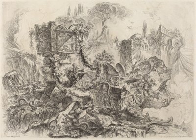 Neronova hrobka od Giovanni Battista Piranesi