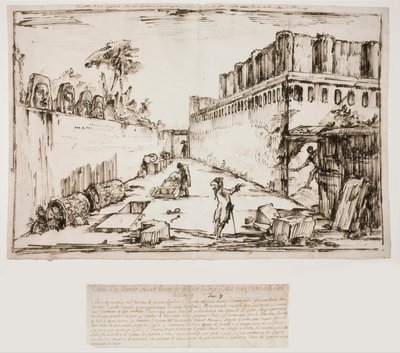Hrobka Istacidů, Pompeje od Giovanni Battista Piranesi