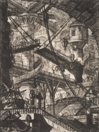 Padací most od Giovanni Battista Piranesi