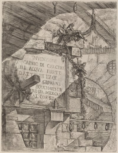 Titulní štítek od Giovanni Battista Piranesi