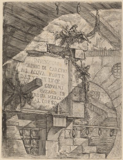 Titulní štítek od Giovanni Battista Piranesi
