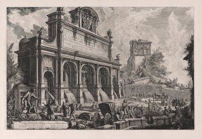 Pohled na hrad od Giovanni-Battista Piranesi