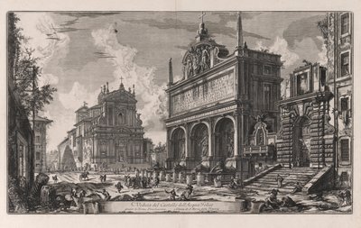 Pohled na hrad od Giovanni Battista Piranesi