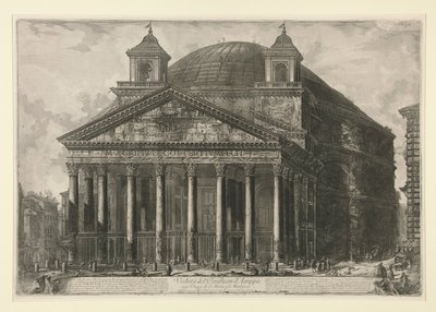 Pohled na Pantheon d od Giovanni Battista Piranesi