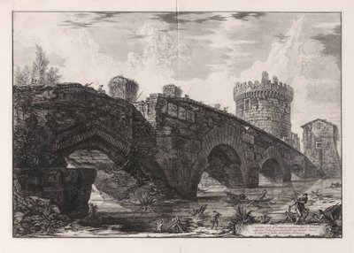 Pohled na Luganský most na l od Giovanni-Battista Piranesi
