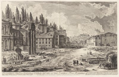Pohled na Stránky, ov od Giovanni-Battista Piranesi