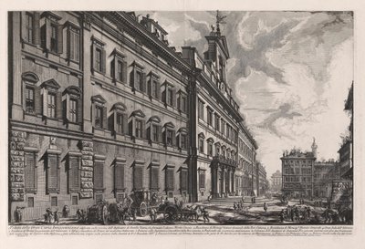 Pohled na Innocenziana Grand Curia od Giovanni Battista Piranesi