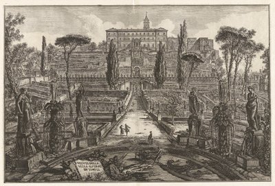 Pohled na vilu d od Giovanni Battista Piranesi