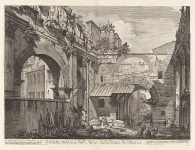 Vnitřní pohled na od Giovanni Battista Piranesi