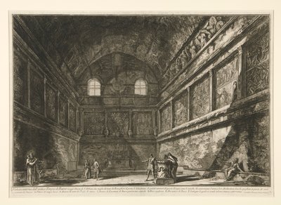 Vnitřní pohled na od Giovanni Battista Piranesi