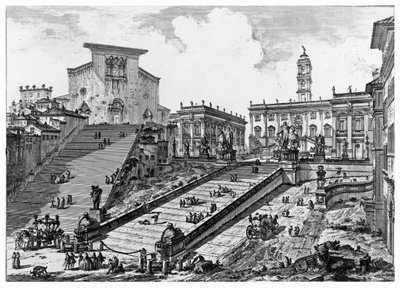 Pohled na Capitoline Hill, ze série 