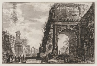 Pohledy na Řím: The Arch or Titus, 1776. od Giovanni Battista Piranesi