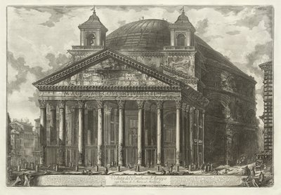 Ansichten von Rom: Das Pantheon von Giovanni-Battista Piranesi