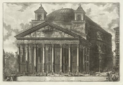 Pohledy na Řím: Pantheon, 1761. od Giovanni Battista Piranesi