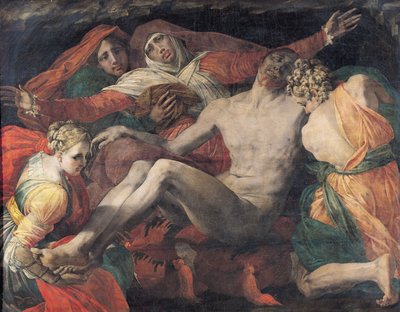 Pieta, 1530-35 od Giovanni Battista Rosso Fiorentino