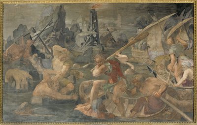 Naupliova pomsta od Giovanni Battista Rosso Fiorentino