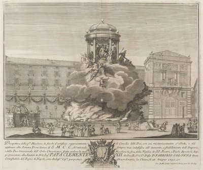 Rada bohů pro festival „Čína“. od Giovanni Battista Sintes probably after Nicola Michetti