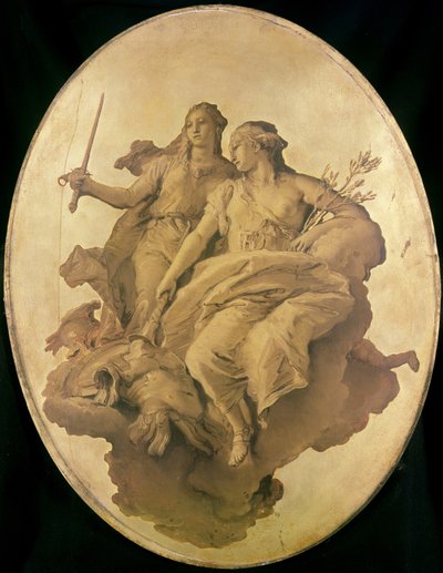 Allegorie des Friedens und der Gerechtigkeit von Giovanni Battista Tiepolo