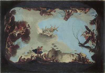 Alegorie síly výmluvnosti, kolem roku 1725 od Giovanni Battista Tiepolo