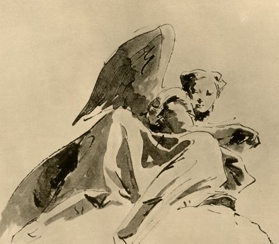 Angel, c1753-1762, 1928 od Giovanni Battista Tiepolo