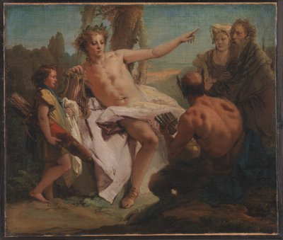 Apollo a Marsyas od Giovanni Battista Tiepolo