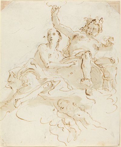 Bakchus a Ariadna od Giovanni Battista Tiepolo