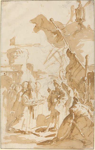 Kapitulace města od Giovanni Battista Tiepolo