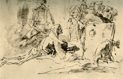 Capriccio, c1740, 1928 od Giovanni Battista Tiepolo