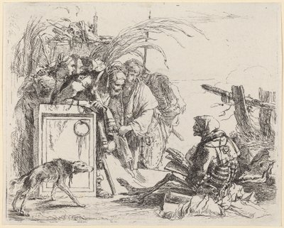 Death Giving Audience od Giovanni Battista Tiepolo
