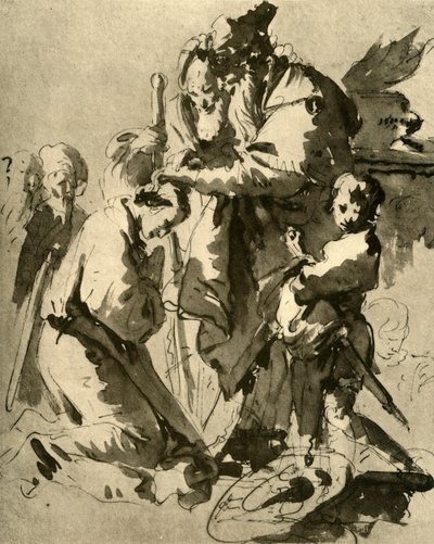 Věnování mladého vojáka, 1735-1740, 1928 od Giovanni Battista Tiepolo