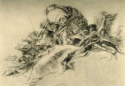 Bůh Otec a andělé, c1754, 1928 od Giovanni Battista Tiepolo