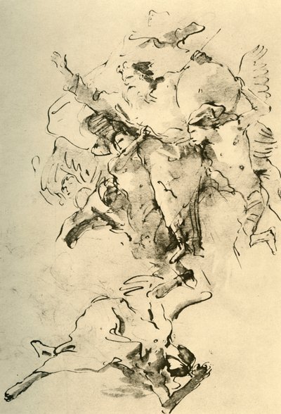 Bůh Otec obklopený anděly, 1758-1759, 1928 od Giovanni Battista Tiepolo