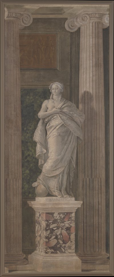 Gramatika, 1760 (freska přenesená na plátno) od Giovanni Battista Tiepolo