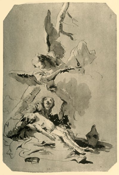 Hagar a Ismael, 1735, 1928 od Giovanni Battista Tiepolo