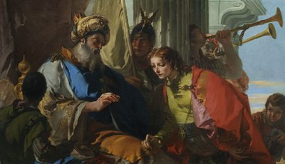 Josef dostává faraonův prsten od Giovanni Battista Tiepolo